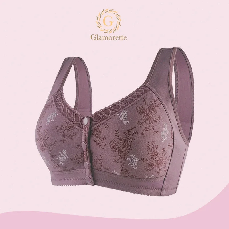 Glamorette - LAST DAY SALE 80% - Cotton Front Closure Bra