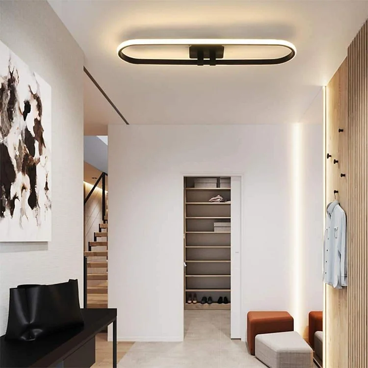 Modern Dimmable Rectangular Led Flush Ceiling Light