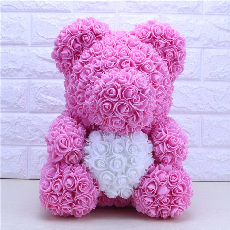 Valentine's Day Gift - Rose Teddy Bear Necklace Balloon Gift socialshop