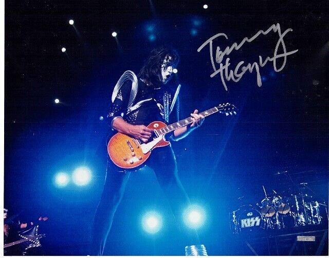 Tommy Thayer Signed - Autographed KISS guitarist - Spaceman 11x14 inch Photo Poster painting