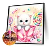 Diamond Painting-DIY Full Round Drill Love Cat