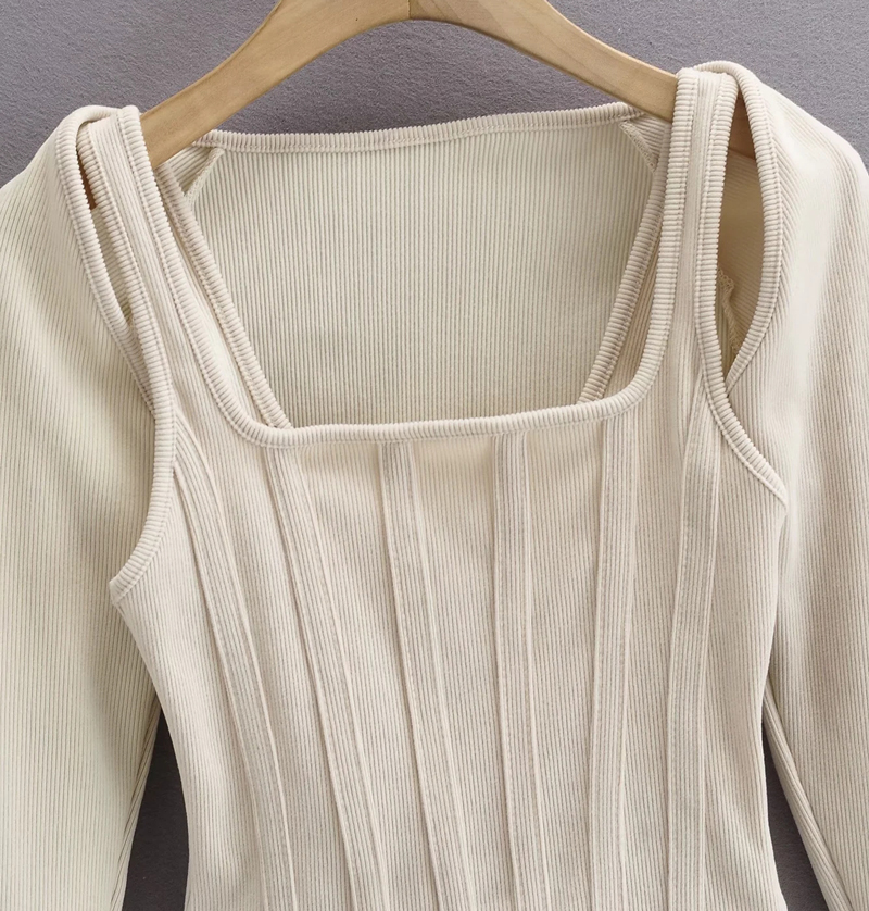 Ootddress Women Striped Stitching Slim T-shirt Female 2 In 1 Shrug Set Co-ord Crop Shrug And Corset Tank Tops Set Y2k Streetwear New