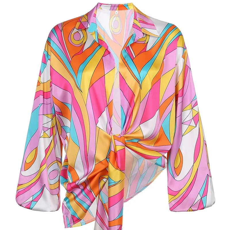 BIIKPIIK Print Elegant Women T-shirts Female Casual Vinatge All-Match Streetwear Oversize Top Basic Autumn Fashion T-shirt