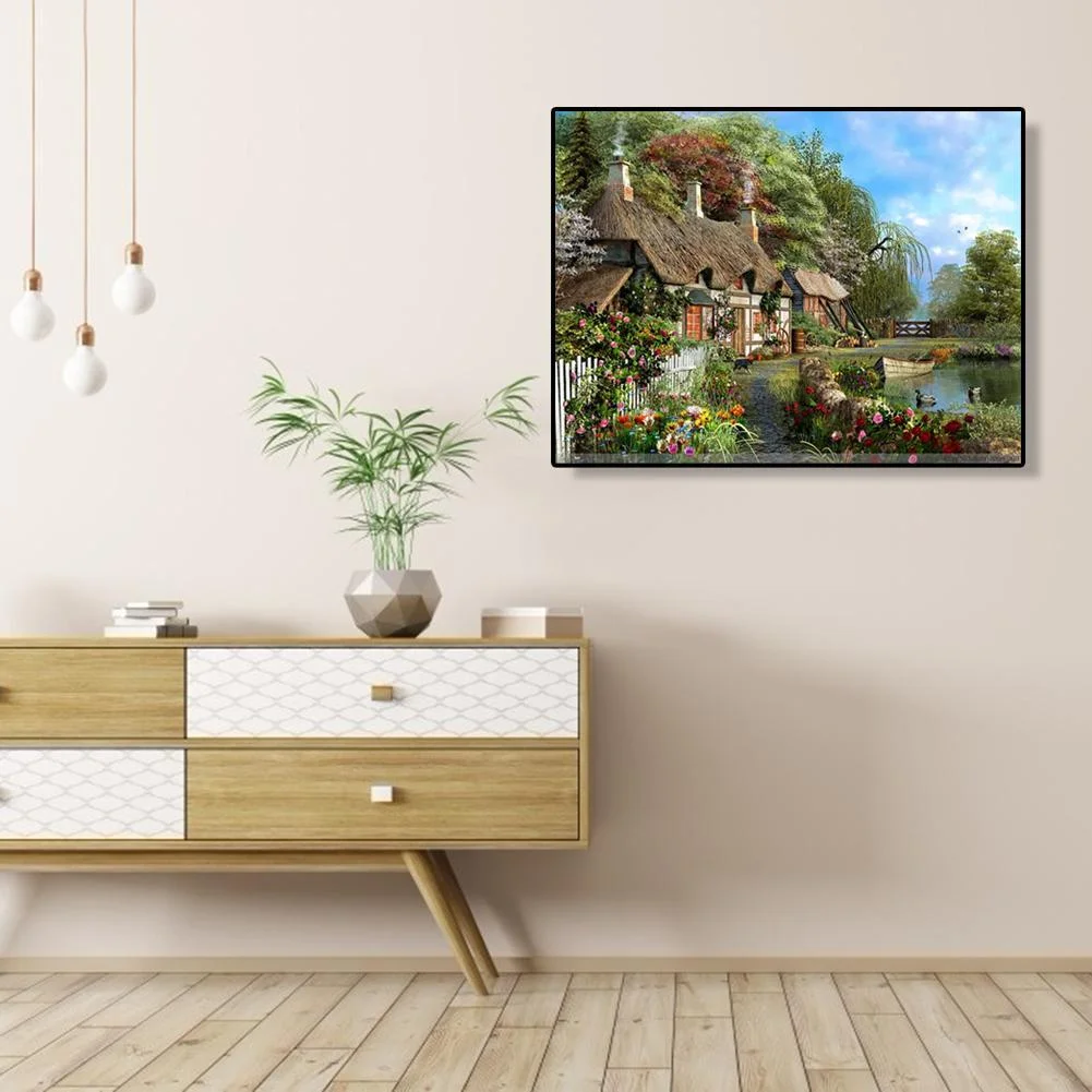 Paint-By-Number Country Villa (40*50cm)