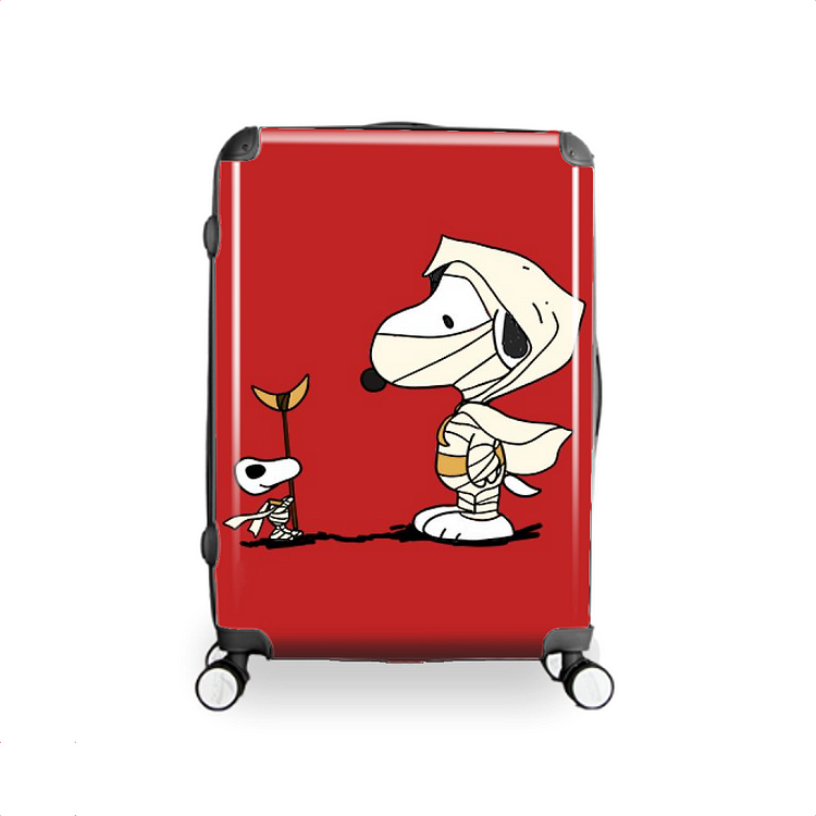 Snoopy Cosplays As Moonlight Knight, Snoopy Hardside Luggage