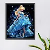 Diamond Painting -DIY Round Partial AB Drill Blonde Princess(45x55cm)