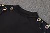 Joyfball 2024/2025 Juventus Half-Pull Training Suit Black Football Shirt 1:1 Thai Quality