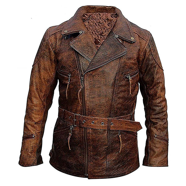Vintage Racer Motorcycle Leather Jacket