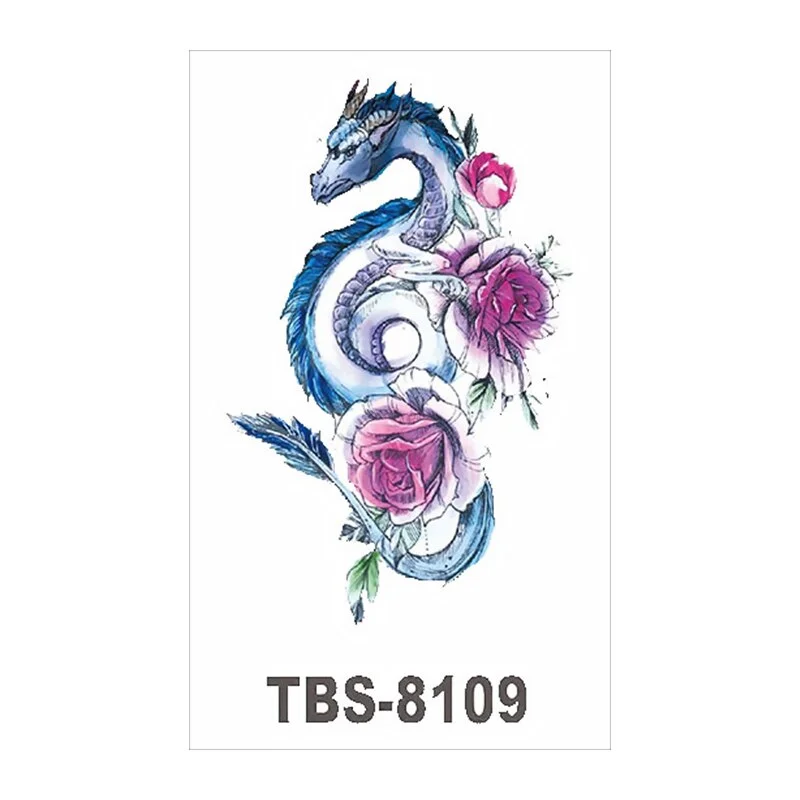 Temporary Tattoo For Women Stickers On The Chest Fashion Fake Tattoos Woman Tatoo Sticker Tatoos Men Body Art Waterproof Tattoo