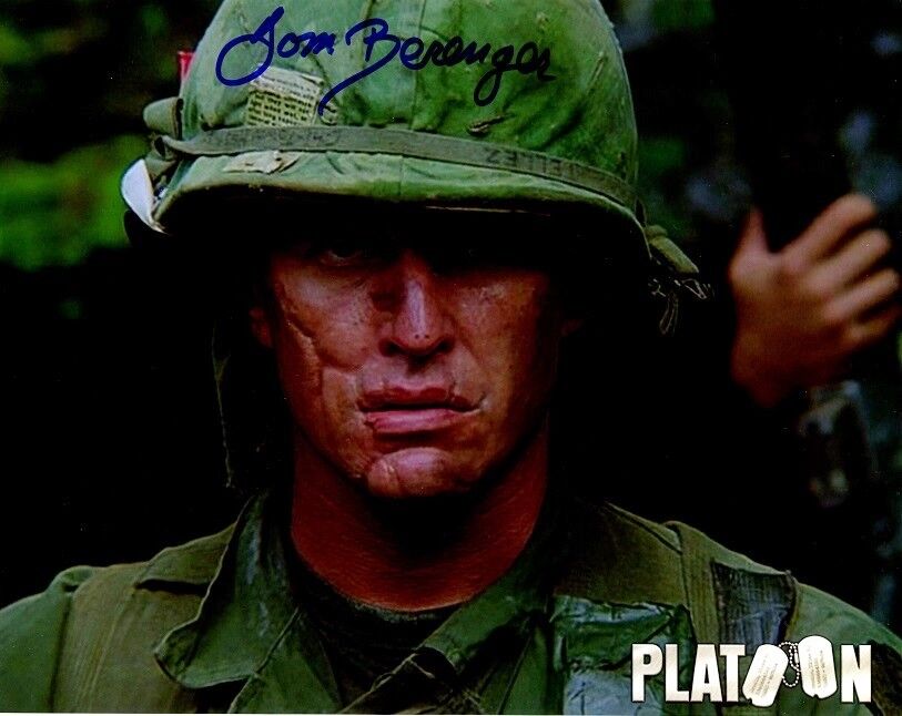 TOM BERENGER In-person Signed Photo Poster painting - PLATOON