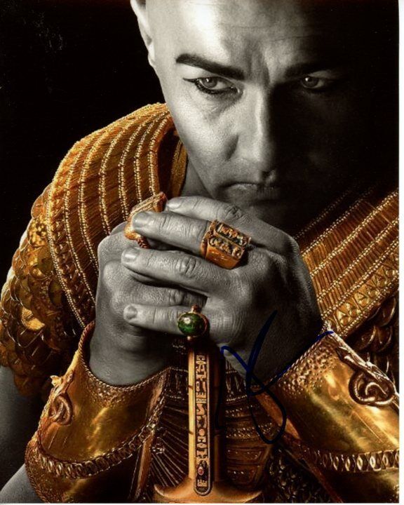 JOEL EDGERTON signed autographed EXODUS PHARAOH RAMSES Photo Poster painting