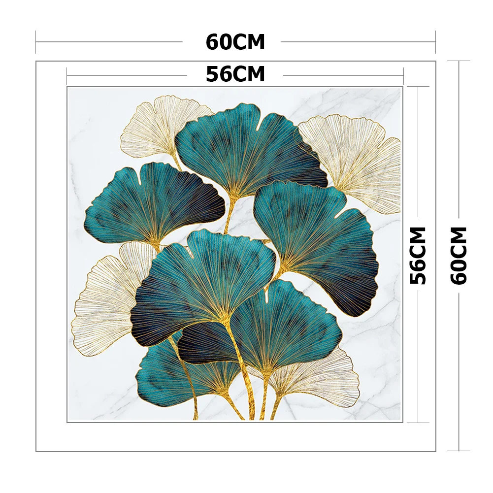 11ct Stamped Cross Stitch - Ginkgo Biloba(Canvas|60*60cm)