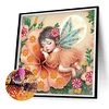 Flower Fairy Girl - Crystal Rhinestone Diamond Painting