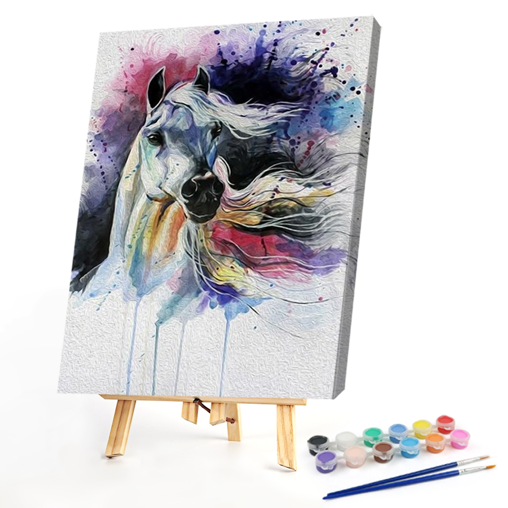 

40*50CM - Paint By Numbers - Painted Horse, 501 Original