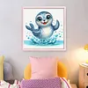 Playful Sea Lion-18CT Stamped Cross Stitch 20*20cm