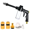 High Pressure Pump Car Wash Sprayer with Dispenser Bottle Adjustable Nozzle Car Soap Sprayer for Aut