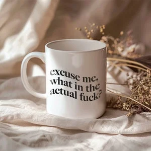 Pornhint Excuse Me Funny Office Humor Coffee Mug, Birthday Gift, Gift Under 20 NSFW