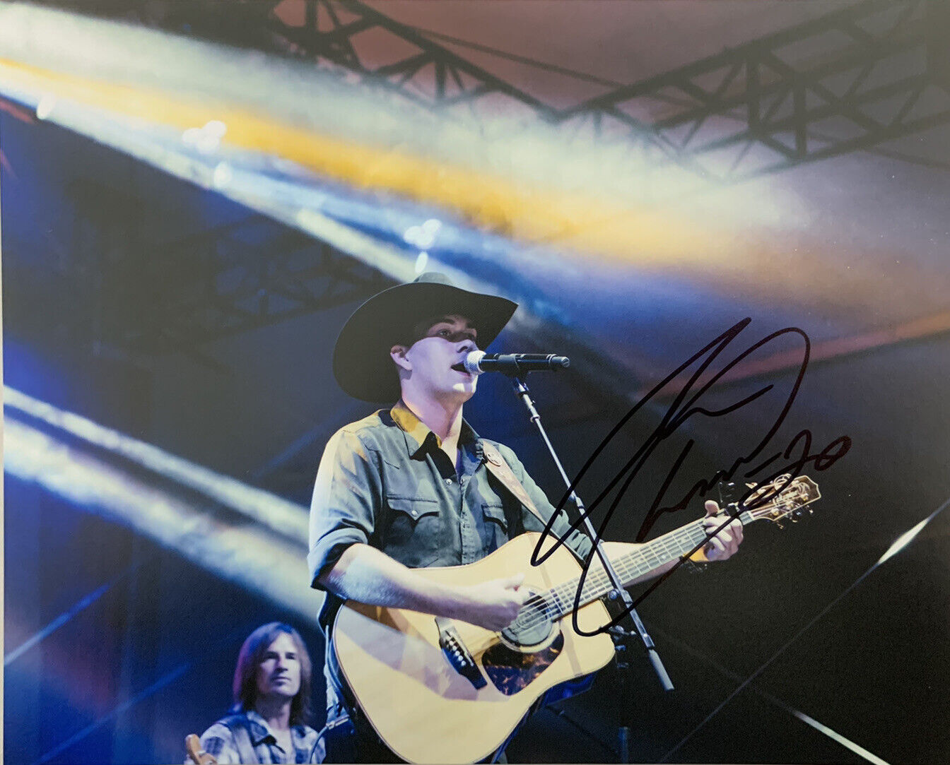 WILLIAM MICHAEL MORGAN SIGNED 8x10 Photo Poster painting COUNTRY SINGER AUTOGRAPHED AUTHENTIC