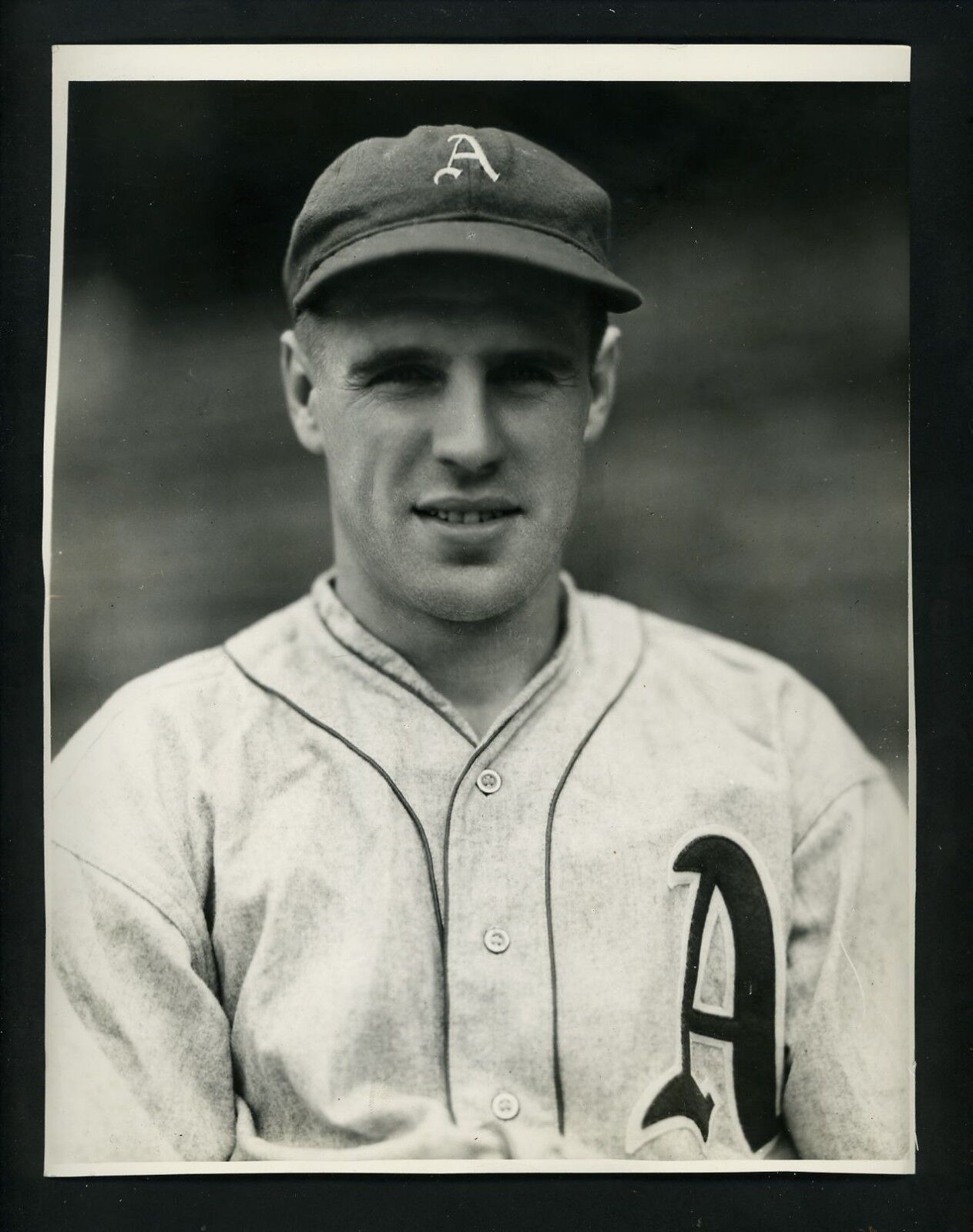 Warren Huston pose The Sporting News & George Burke Press Photo Poster painting Philadelphia A's