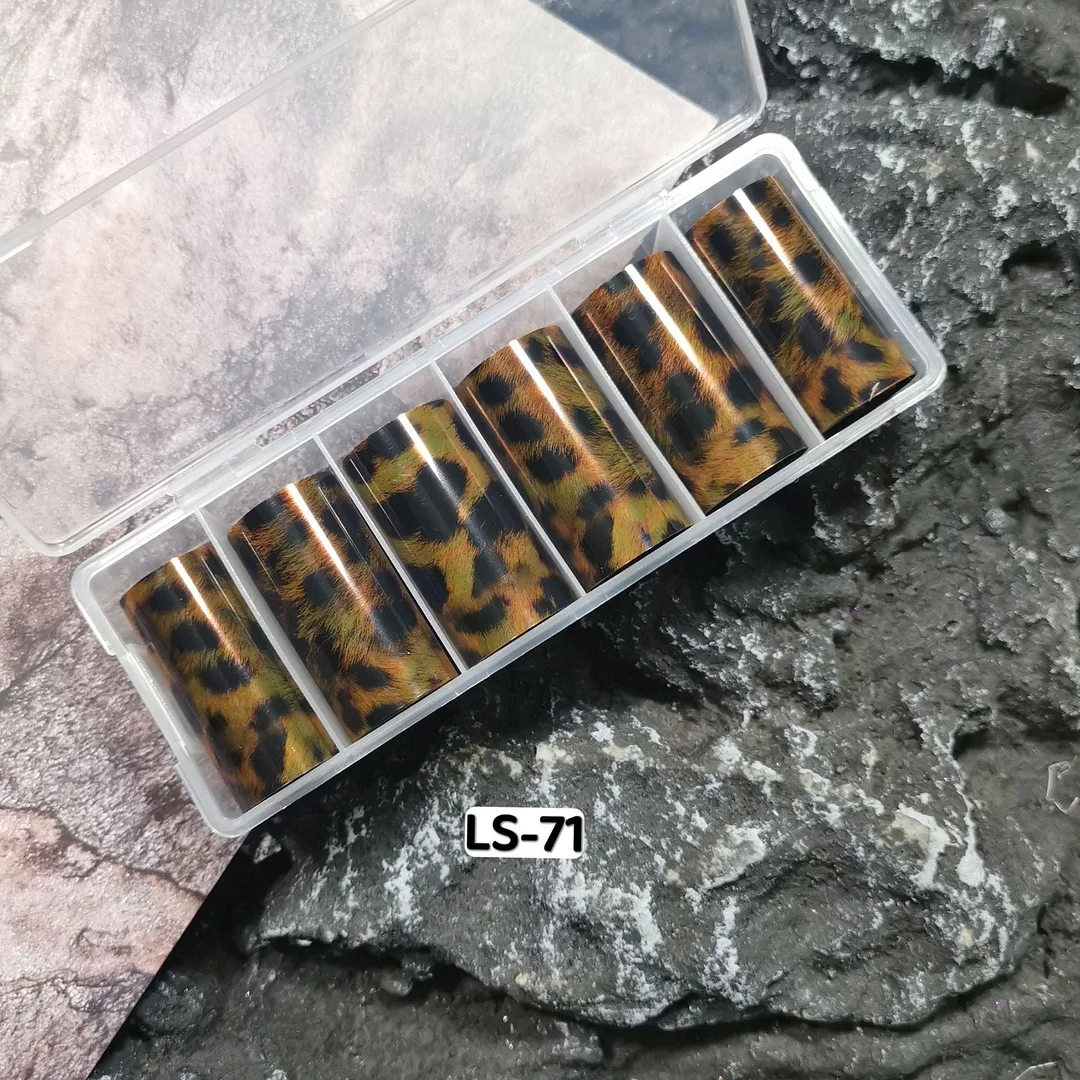3pcs Tortoiseshell Amber Nails Foils Tortoise Shell Nail Art Transfer Foil Decals Wraps Tips Nail Manicure Decorations 4*100cm-Nail Inspo