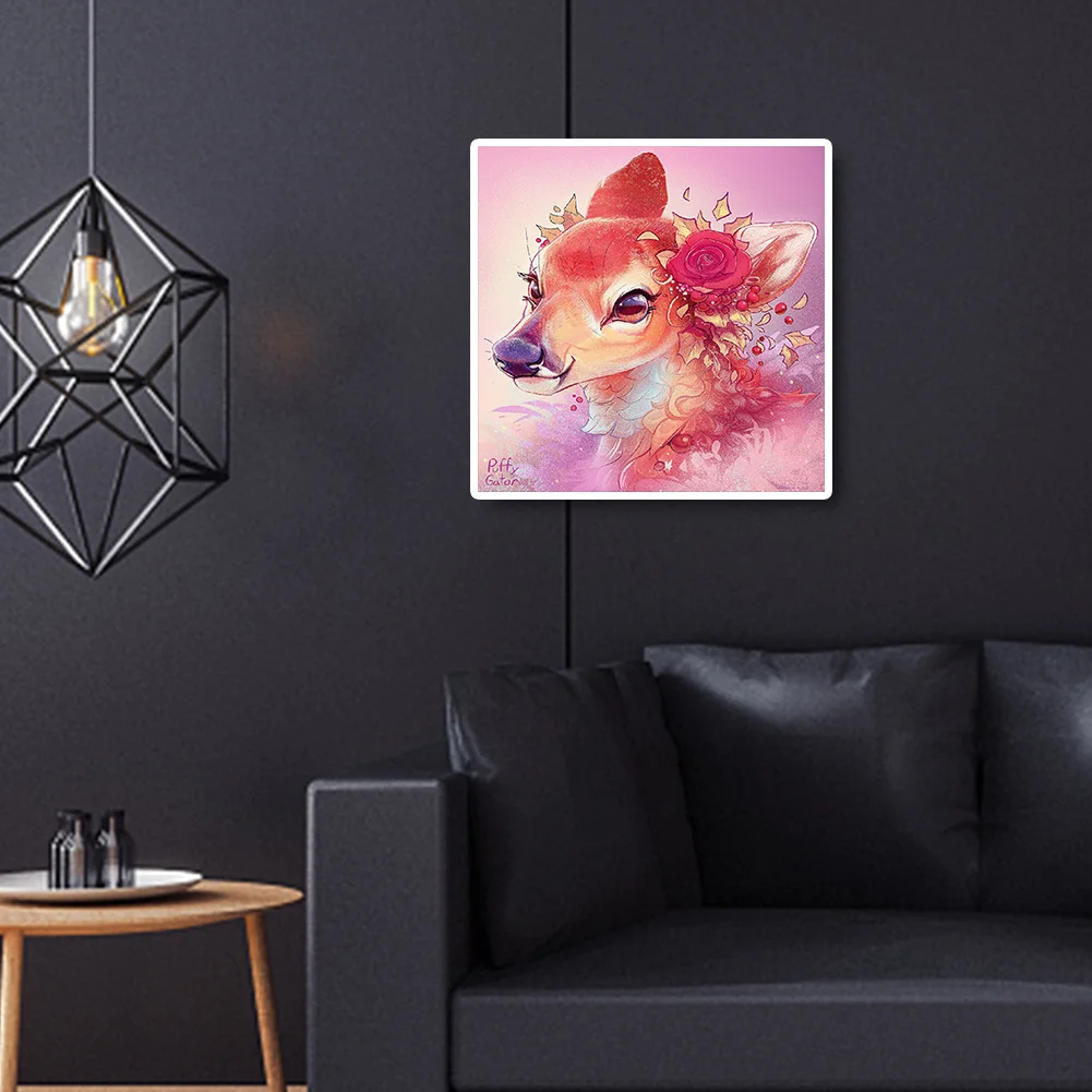 Full Round Diamond Painting 40*40cm - Giraffe