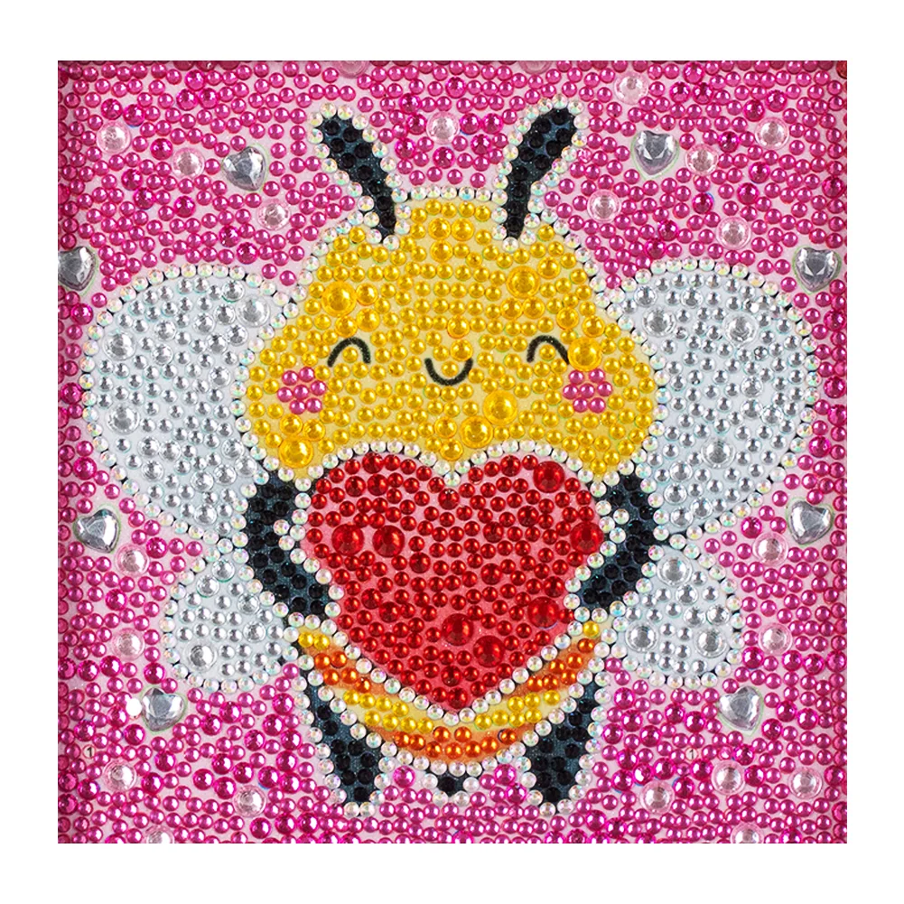 Diamond Painting - Full Crystal Rhinestone - Bee(18*18cm)【Without Frame】
