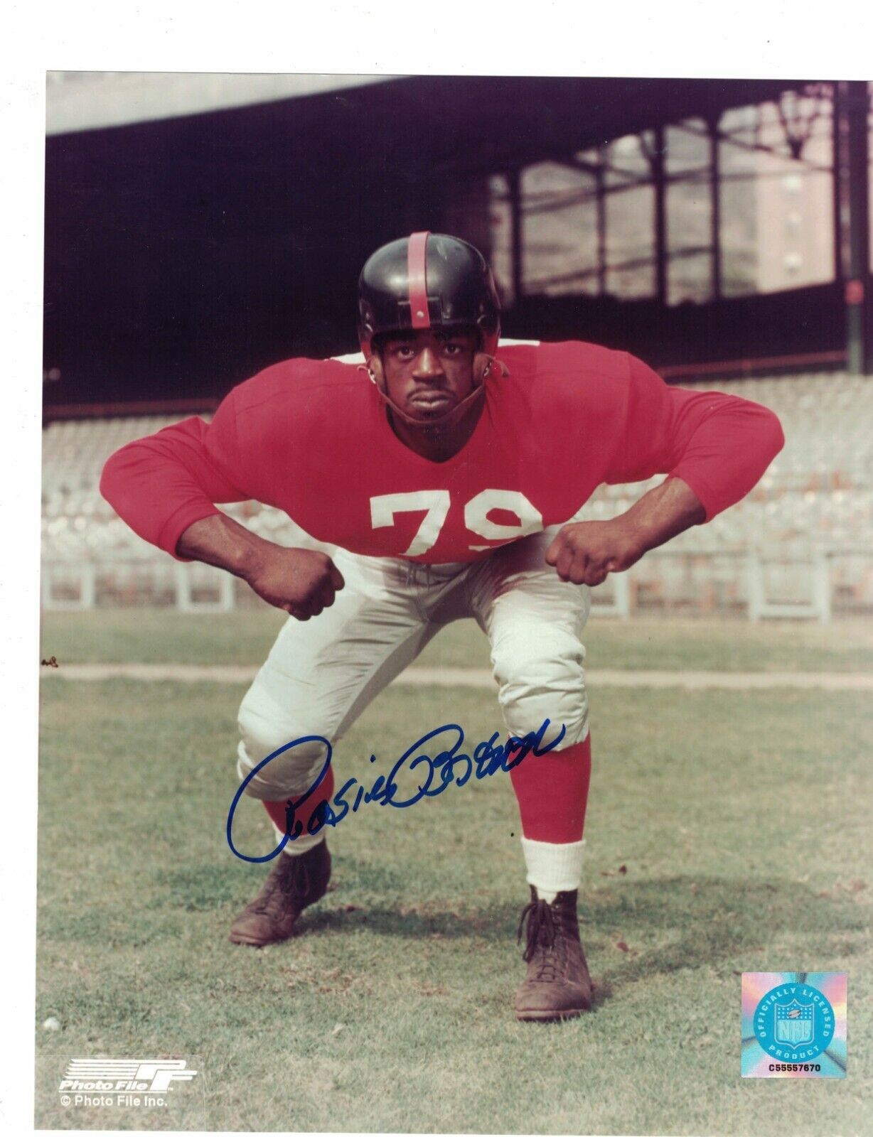 Rosie Brown New York Giants Signed 8 x 10