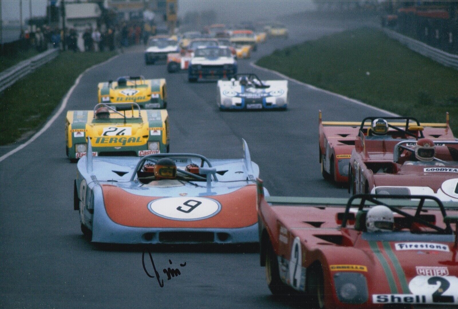 Reinhold Joest Hand Signed 12x8 Photo Poster painting Le Mans Autograph Porsche 10