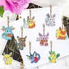 9Pcs Pok&eacute;mon Diamond Painting Keychain（Double-Sided)