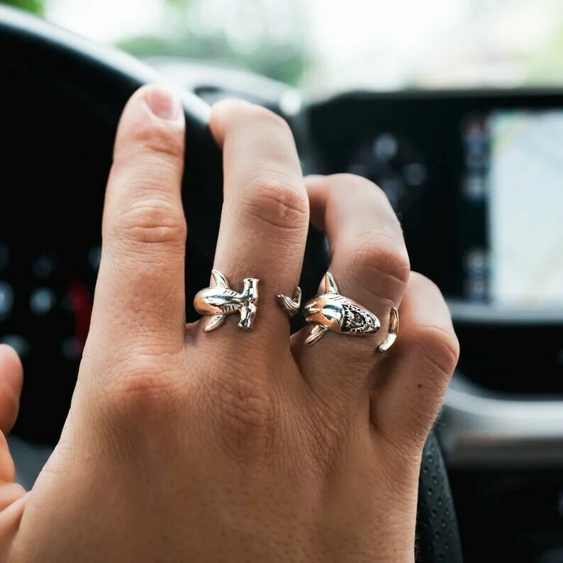 🦈Adjustable Shark Ring(Set of 2)
