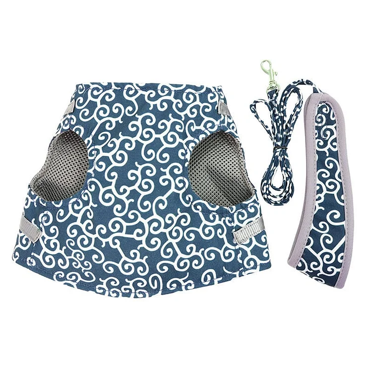 🔥🔥Cat Dogs Vest Harness and Leash Anti-break Away Chest Strap Cat Clothes 