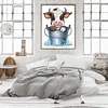 Bucket Cow-Paint By Numbers Acrylic Painting 40*50CM