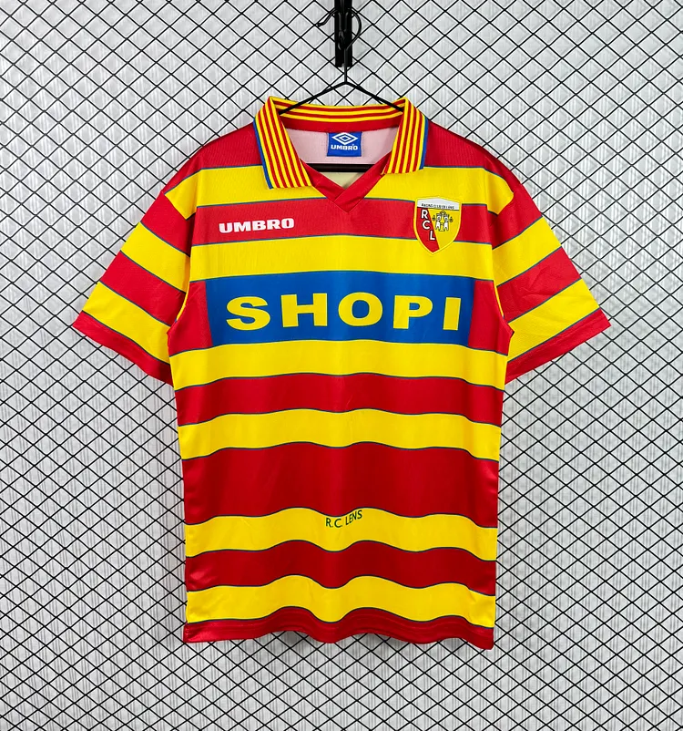 RC Lens 1996/97 Retro Home Jersey