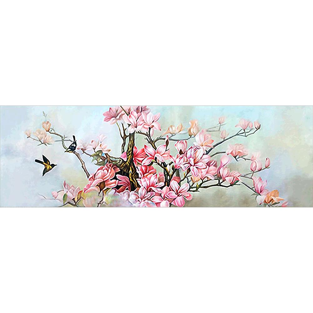 

Birds on Flower-Round Drill Diamond Painting-80*30CM, 501 Original