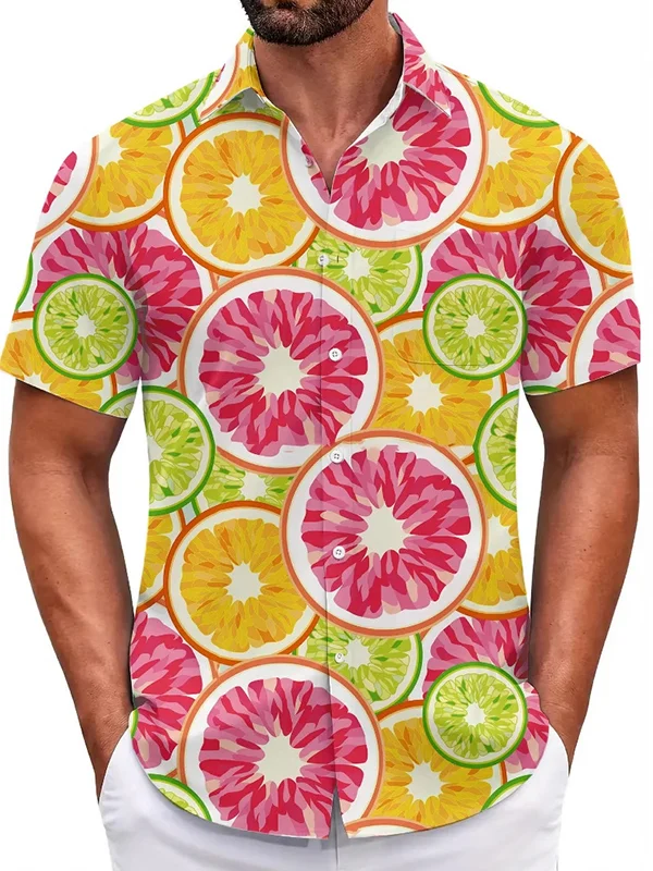 Hawaii West Coast Holiday Style Short Sleeves