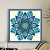 Blue Mandala Pattern-11CT Stamped Cross Stitch 40*40cm/15.75*15.75in tapestrymarket