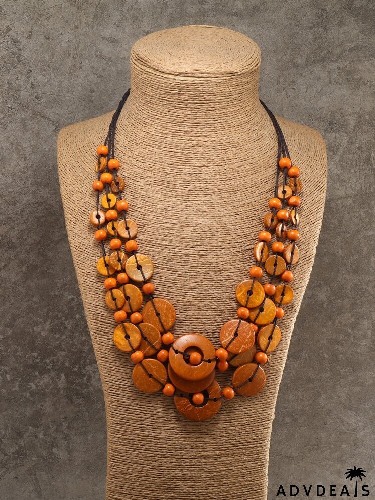 Bead Decor Layered Necklace