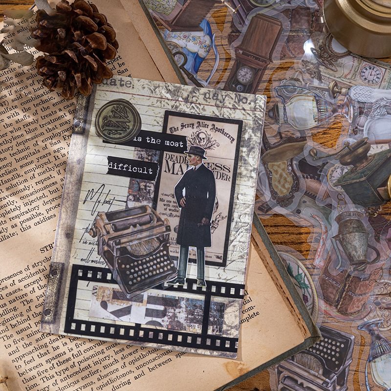 Antique Articles, Furniture PET Stickers-Himinee.com