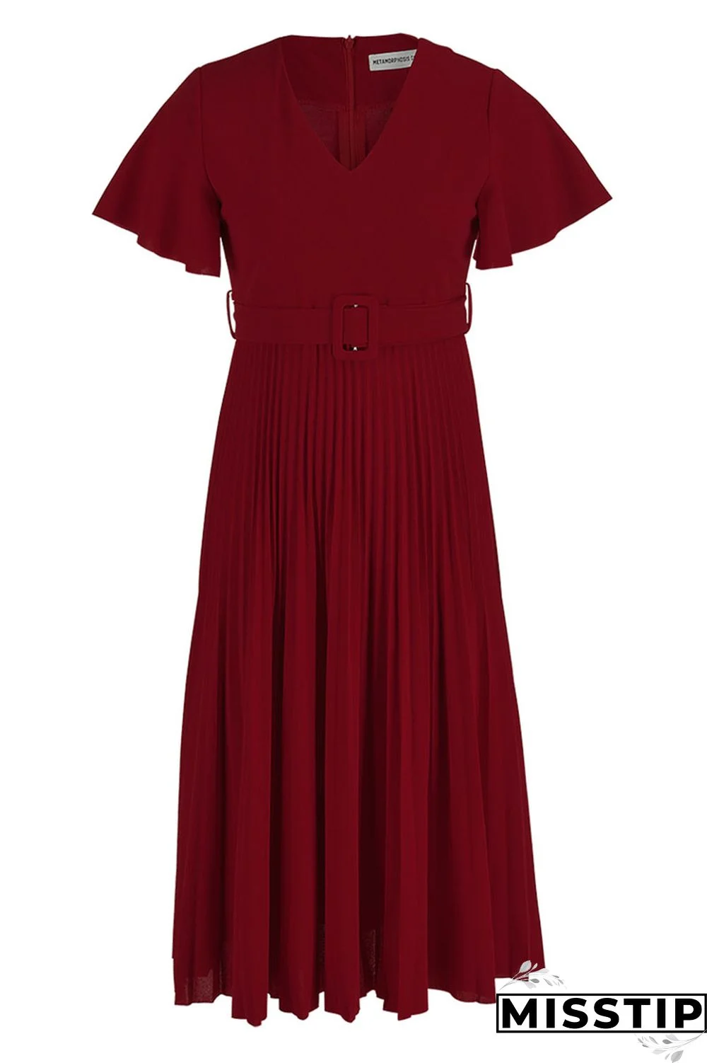 Black Casual Elegant Solid Patchwork Fold O Neck A Line Dresses