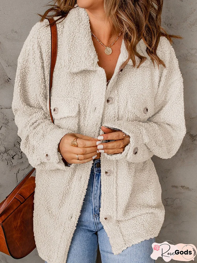 Warm Fluffy Jacket Coat Plus Size