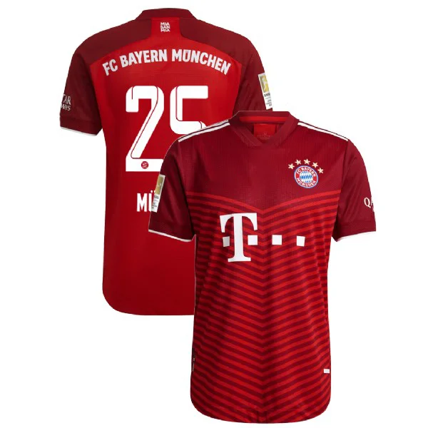 FC Bayern München Thomas Müller 25 Home Trikot 2021-2022