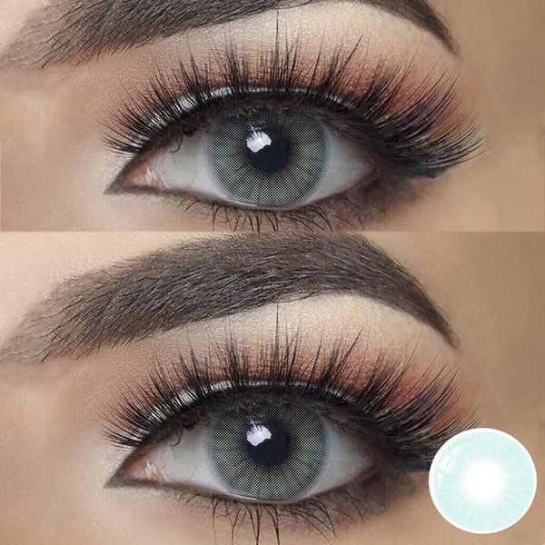 Marine Blue Colored Yearly Contact Lenses 14.2mm
