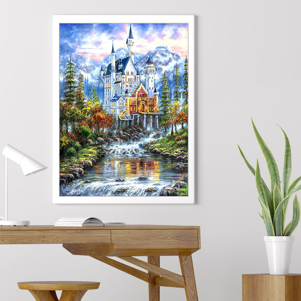 

(Multi-Size) Fantasy Castle - Round/Square Drill Diamond Painting - 30*40CM/40*50CM, Square diamond 30*40cm, 501 Original