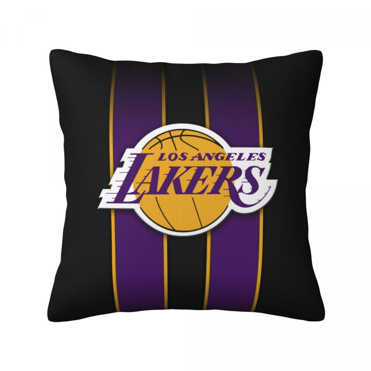 Los Angeles Lakers Black Decorative Square Throw Pillow Covers
