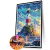 Diamond Painting-DIY Full Round Drill Lighthouse（40*60CM)