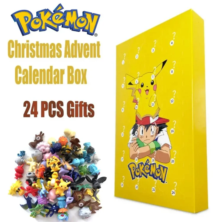 24 Pcs Pokemon Advent Calendar (2023 Version) - Hot Sale Christmas Gift