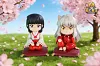 Chibi Ver. Inuyasha & Kikyo - InuYasha Resin Statue - Cure Magic World Studio