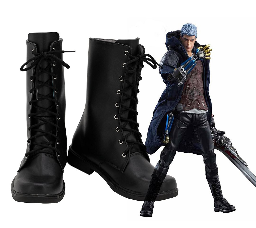 DMC5 Devil May Cry 5 Devil May Cry V Nero Stiefel Cosplay Schuhe