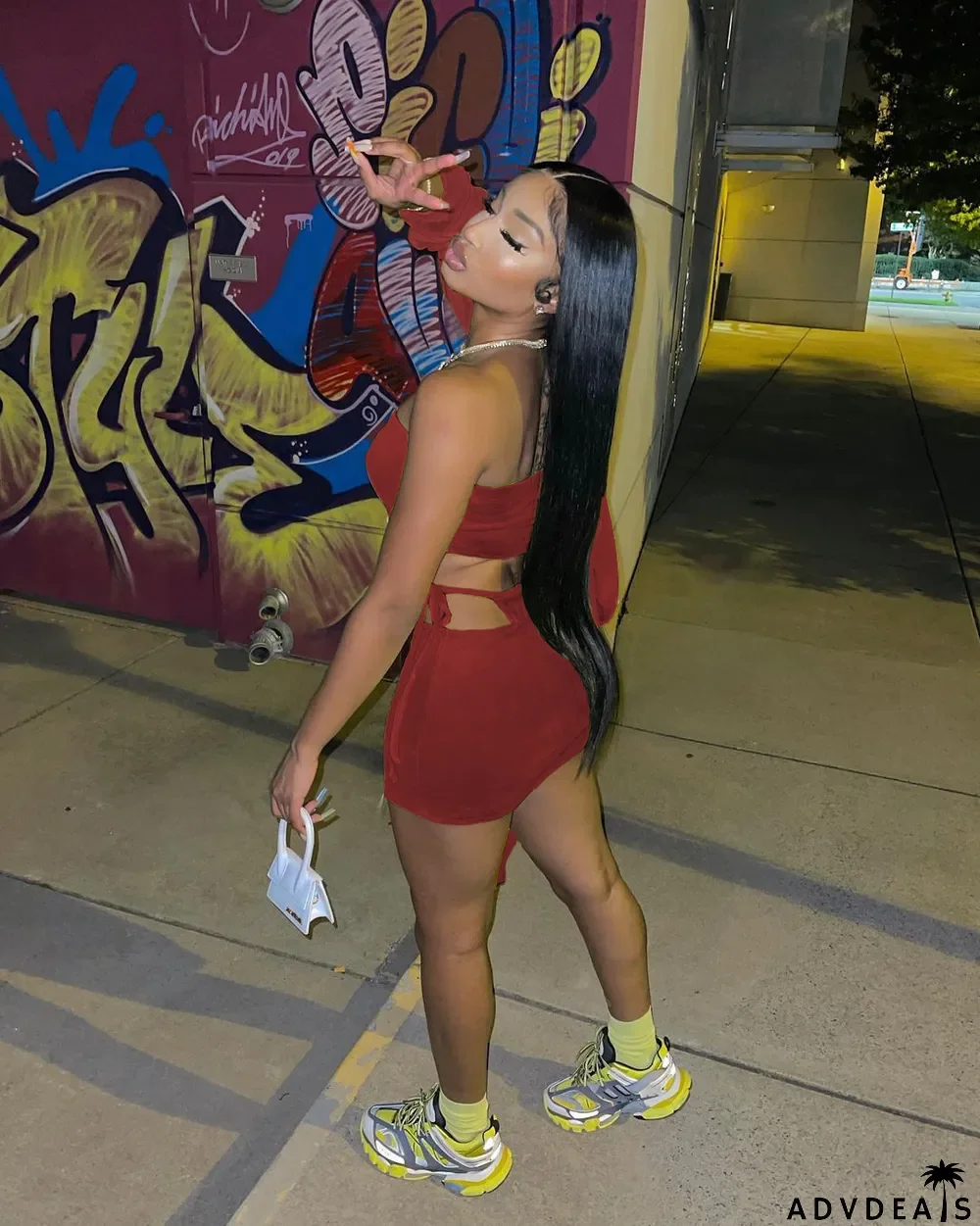 Solid Color Tube Tops+Velvet Coat+Mini Skirt 3 Piece Set