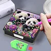 PU 5D Diamond Painting Kit Note Box DIY Diamond Art Notepad Box (Panda)